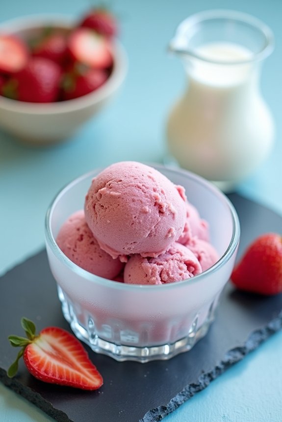 Which Refreshing Frozen Dessert Never Contains Any Dairy Products? 9 chill stir freeze enjoy