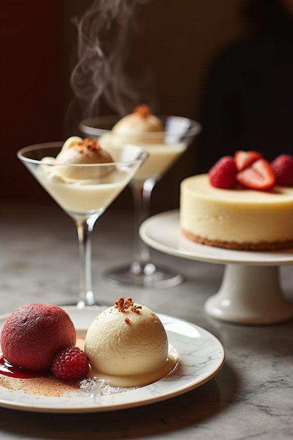 creamy trio gelato tiramisu cheesecake