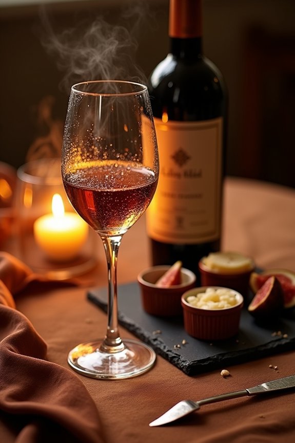 dessert wine temperature guidance varies