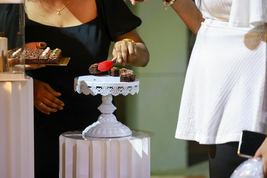 eight inch cake serves ten
