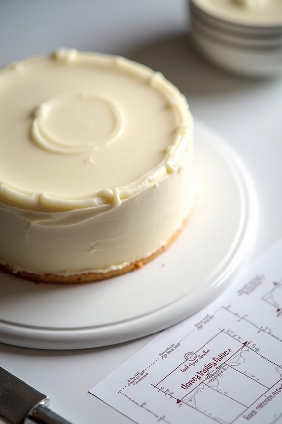grid method yields more servings from 8 inch cake