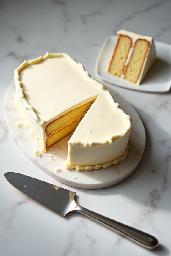 half sheet cake serving guide