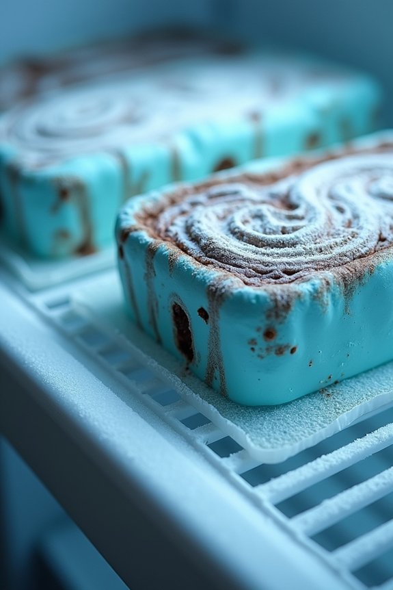 ice crystals melting off flavors