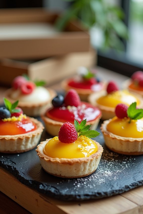 light fruit desserts after pizza