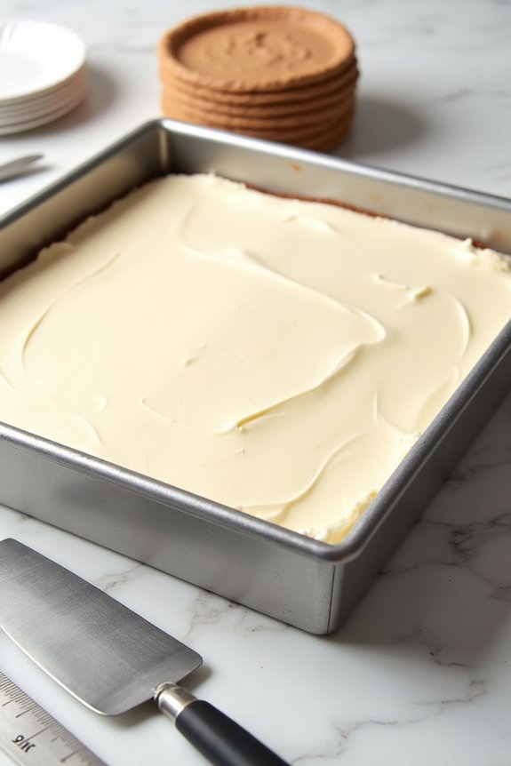 make ahead sheet cake storage plan