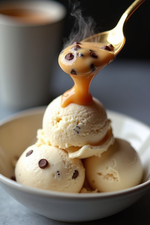 microwave cookie dough ice cream