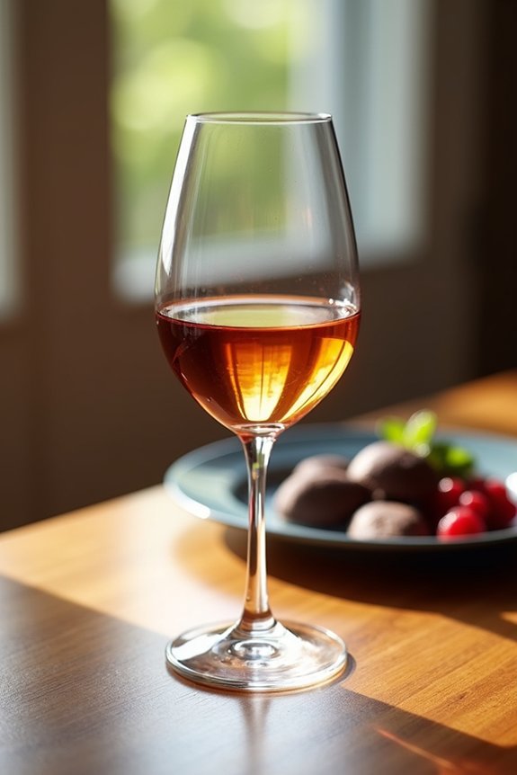 pair wine to dessert richness