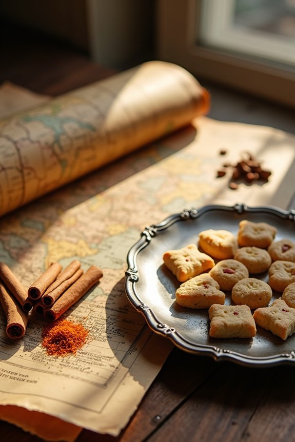 persian sugar reshaped european cookies