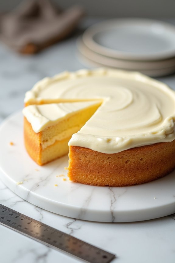 serving size affects cake yield per cake