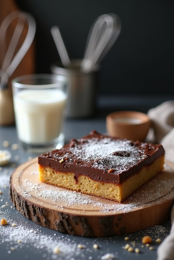 to fix cake bar dryness gently